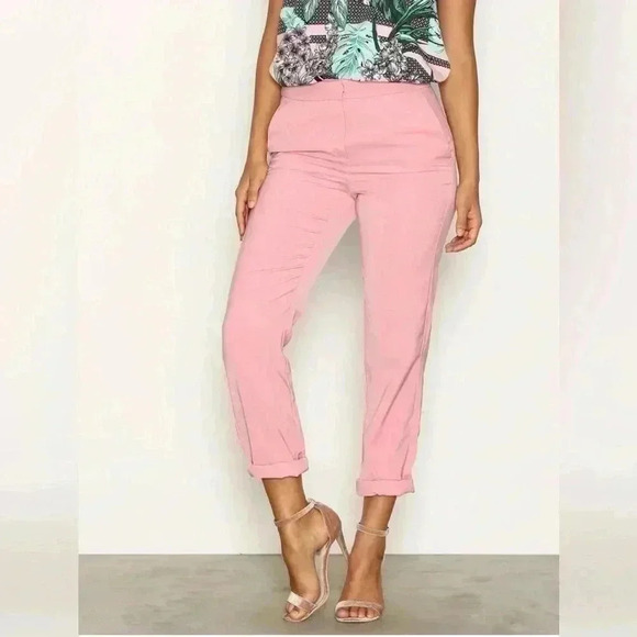 ⭐️Host Pick⭐️ BNWOT Vero Moda Women’s VMMOLINA Pink PANTS size  S - Picture 1 of 8